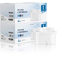 Los mejores  - Aigostar Pack de 6 filtros para jarra de agua. Filtros de repuesto para jarra de agua Aigostar- duración 60 días por…